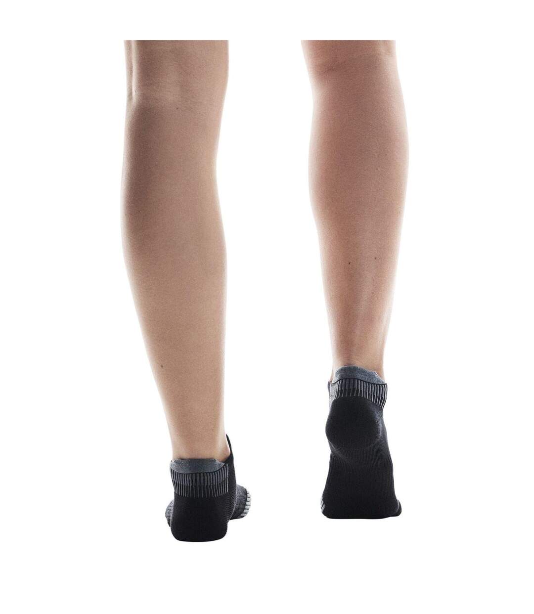 Unisex Adult No-show Socks Black On Running-2
