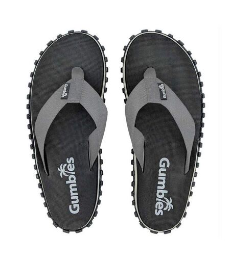Tongs Duckbill Femme Noir Gris Gumbies