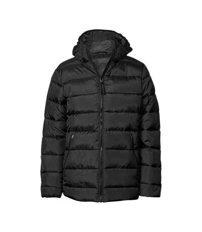 Tee Jays Womens/Ladies Hooded Jacket (Black)