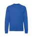 Mens classic drop shoulder sweatshirt royal blue Fruit of the Loom