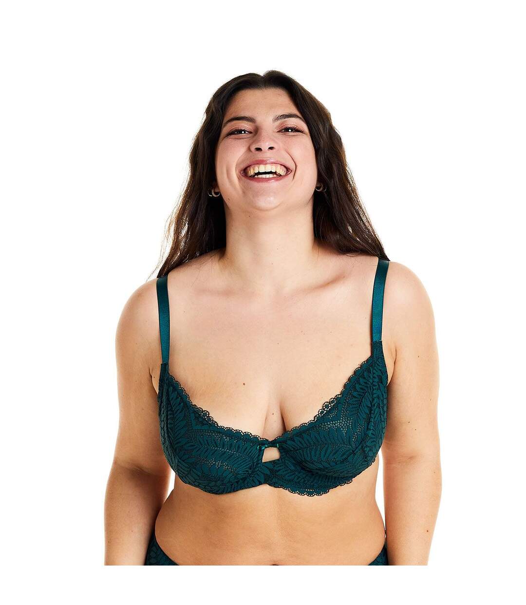 Soutien-gorge à armatures grand maintien vert Ivresse