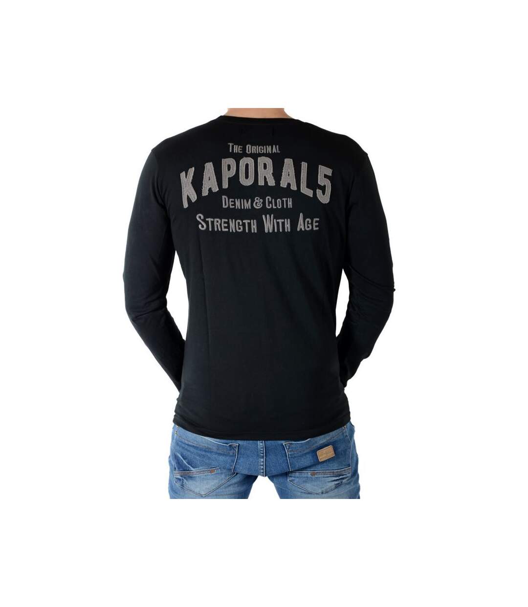 Tee Shirt Manche longue Kaporal Koast Noir-2