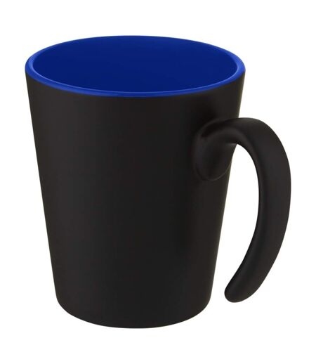 Bullet Oli Ceramic 360ml Mug (Solid Black/Blue) (One Size) - UTPF3849