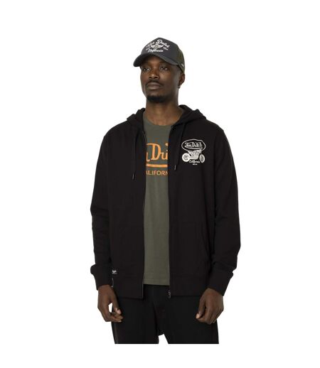 Sweat homme zippé à capuche et print devant Ori en coton Vondutch