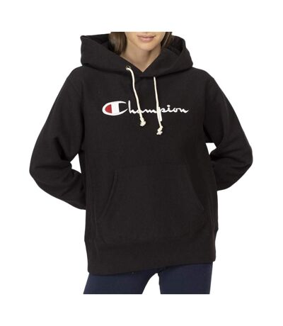 Sweat noir femme champion reverse - l