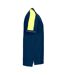 Projob Mens Pique Polo Shirt (Navy/Yellow) - UTUB421