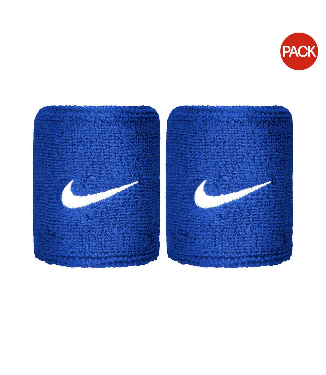 Pack of 2  Swoosh wristband  royal blue/white Nike-1