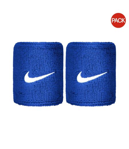 Pack of 2  Swoosh wristband  royal blue/white Nike