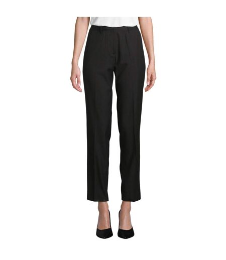 Pantalon De Costume Gabin Femme Noir Sombre NEOBLU