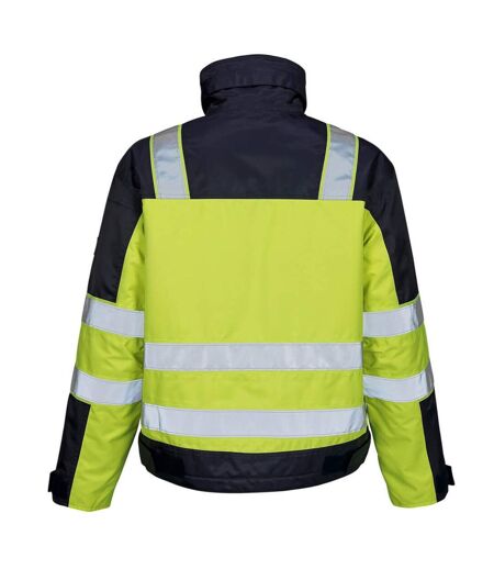 Veste Hiver Safe Image Adulte Jaune Bleu Marine Mascot