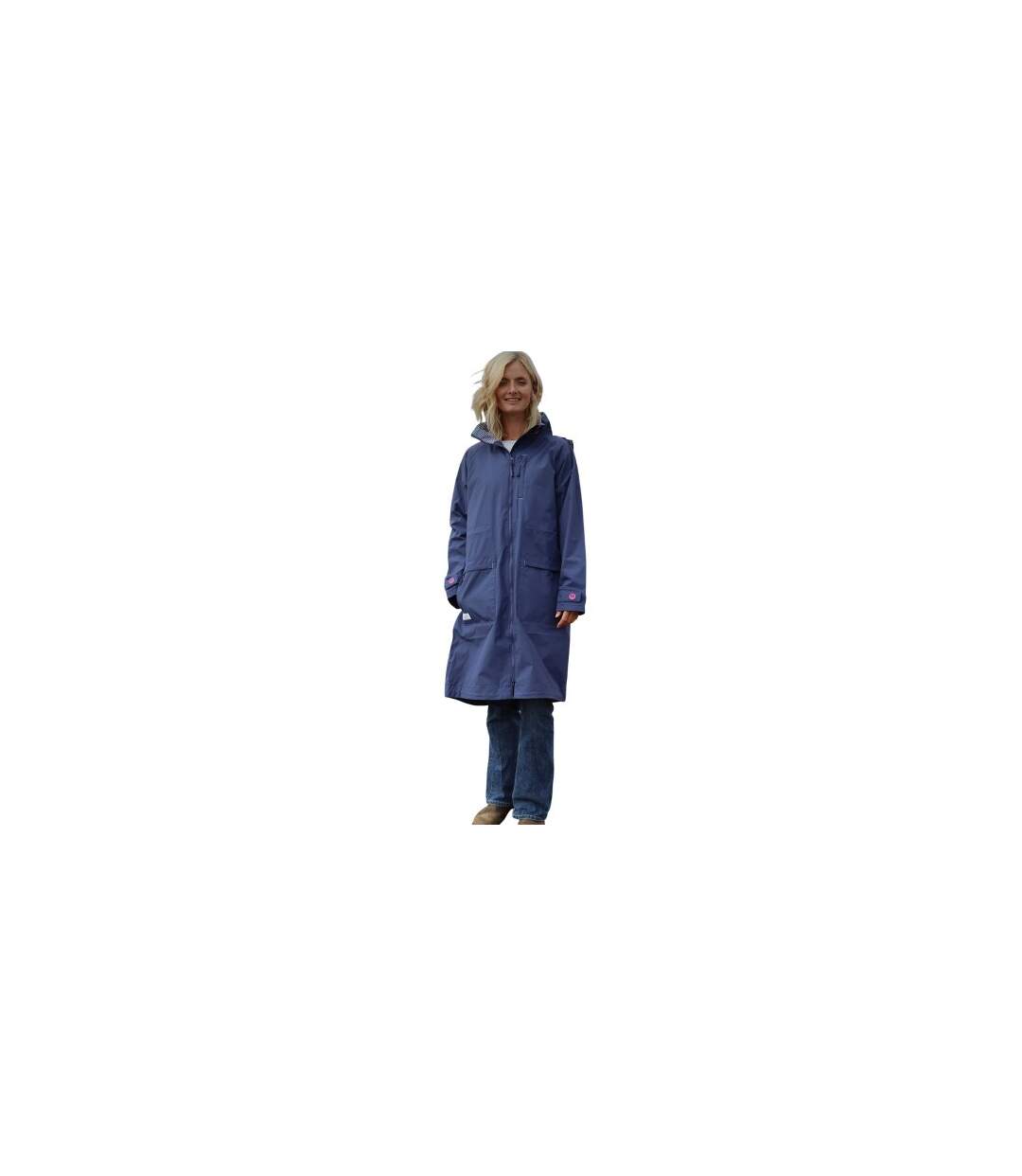 Veste Imperméable Motif/style Pénombre Femme Bleu Marine Lazy Jacks-1