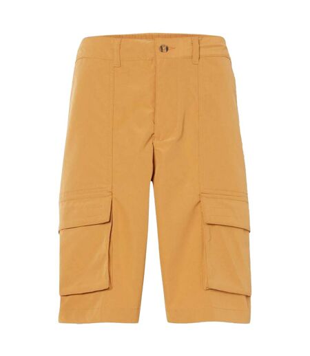 Mens Leather Badge Water Repellent Cargo Shorts Wheat Timberland