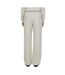 Pantalon fluide écru femme jdy caya-2