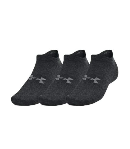 X3 Paires de Chaussettes Gris Foncé Under Armour Essential No Show - 42/47