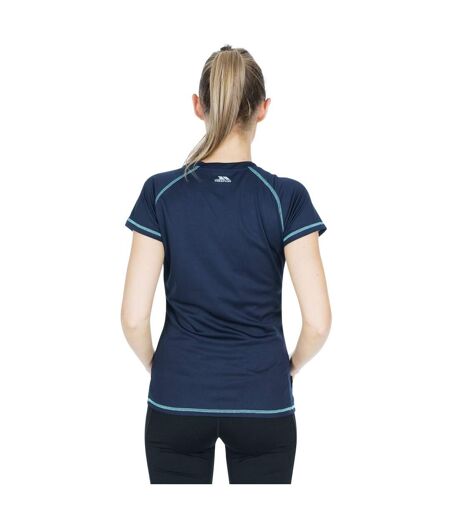T-shirt De Sport Viktoria Femme Bleu Marine Trespass