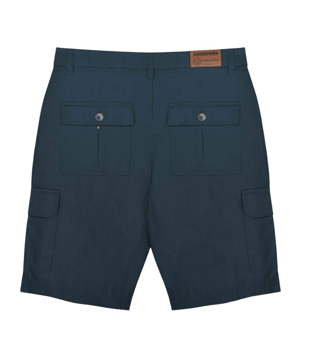 Short À Poches Motif/style Logo En Caoutchouc Homme Bleu Marine Lambretta-3