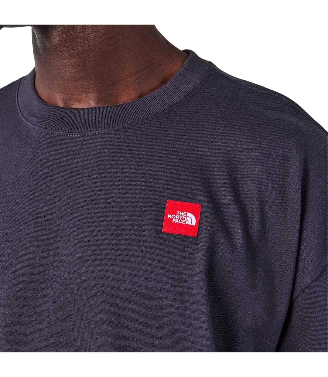 T-shirt Motif/style Logo Rectangulaire Homme Noir Obsidien The North Face-4