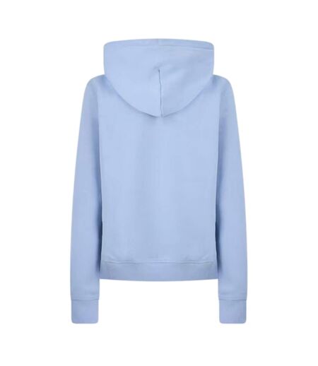 Womens/ladies Graphic Logo Hoodie Soft Blue Jack Wills