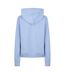Womens/ladies Graphic Logo Hoodie Soft Blue Jack Wills-3