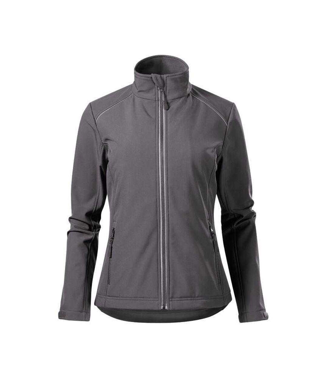 Veste Softshell Valley Femme Gris Malfini-1
