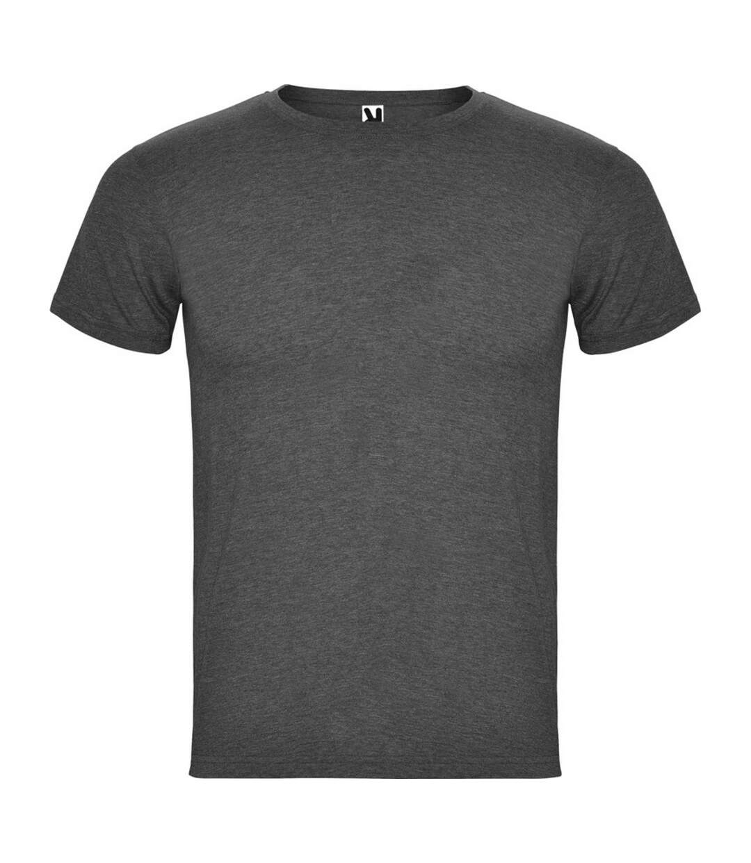 T-shirt fox homme noir chiné Roly-1