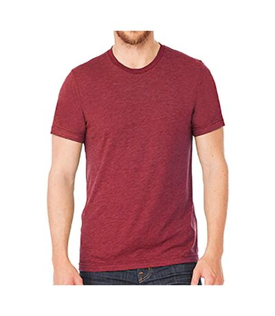 T-shirt Adulte Rouge Foncé Chiné Bella + Canvas