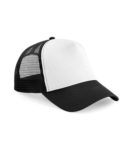 Casquette trucker adulte noir / blanc Beechfield