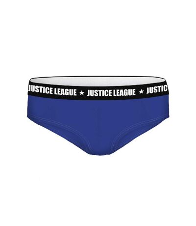 DC COMICS Shorty Femme BCASS2 Bleu Flock JUSTICE LEAGUE