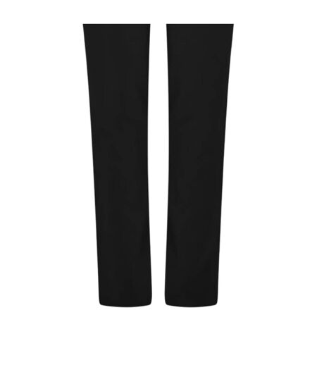Womens/ladies Vivarone Straight Leg Slim Trousers Black Vila