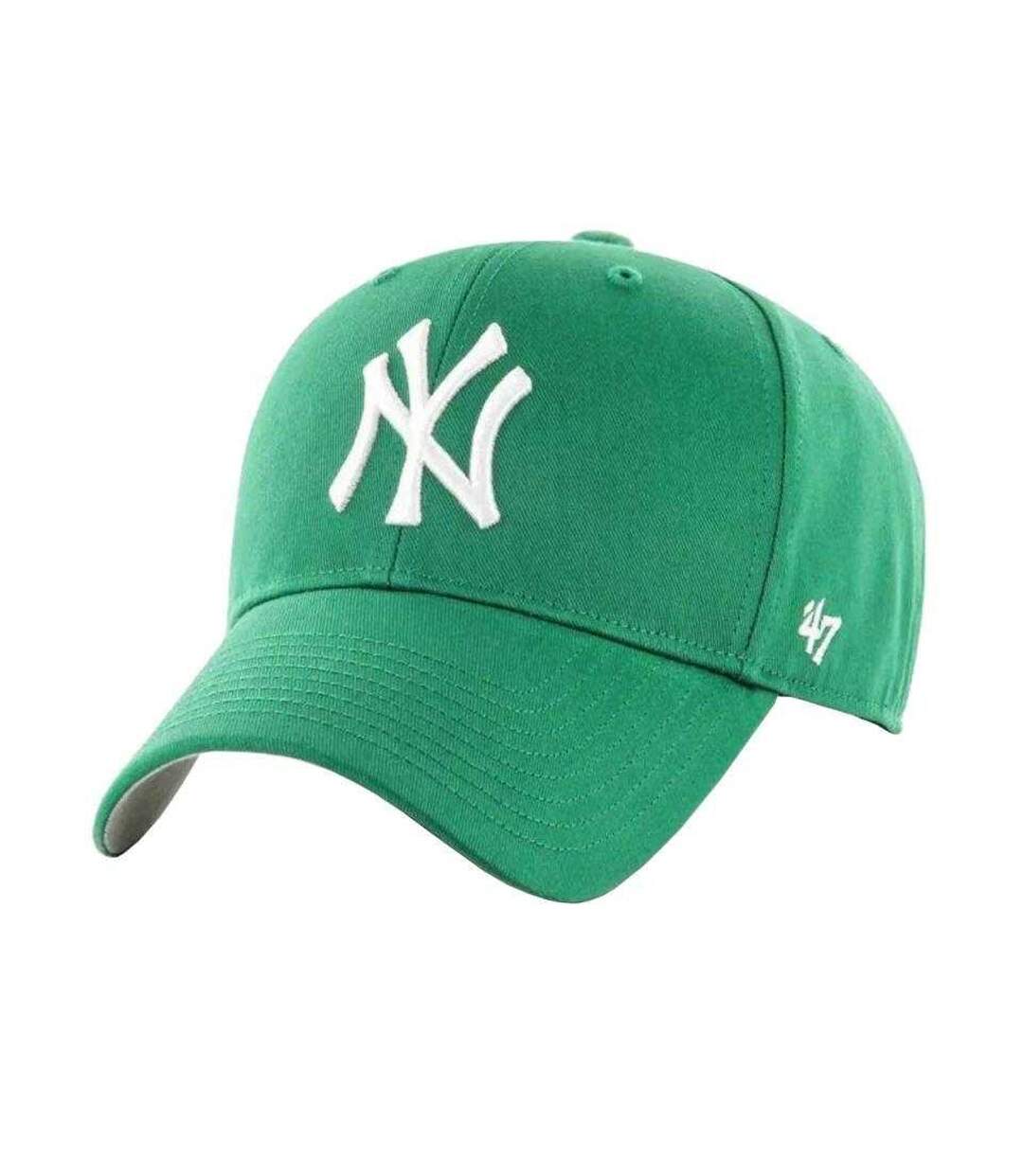 Childrens/kids Mvp 47 Cotton Blend Baseball Cap Green New York Yankees-1
