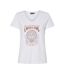 T-Shirt blanc femme pieces briella-1