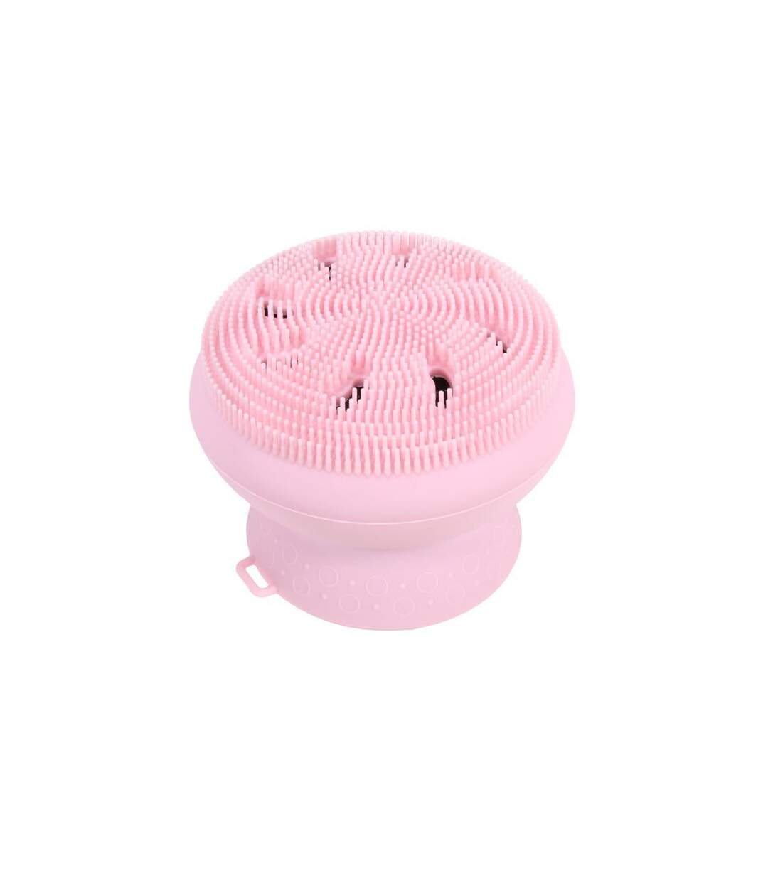 Brosse en Silicone Corps Nettoyante 9cm Rose-2