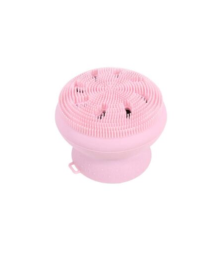 Brosse en Silicone Corps Nettoyante 9cm Rose