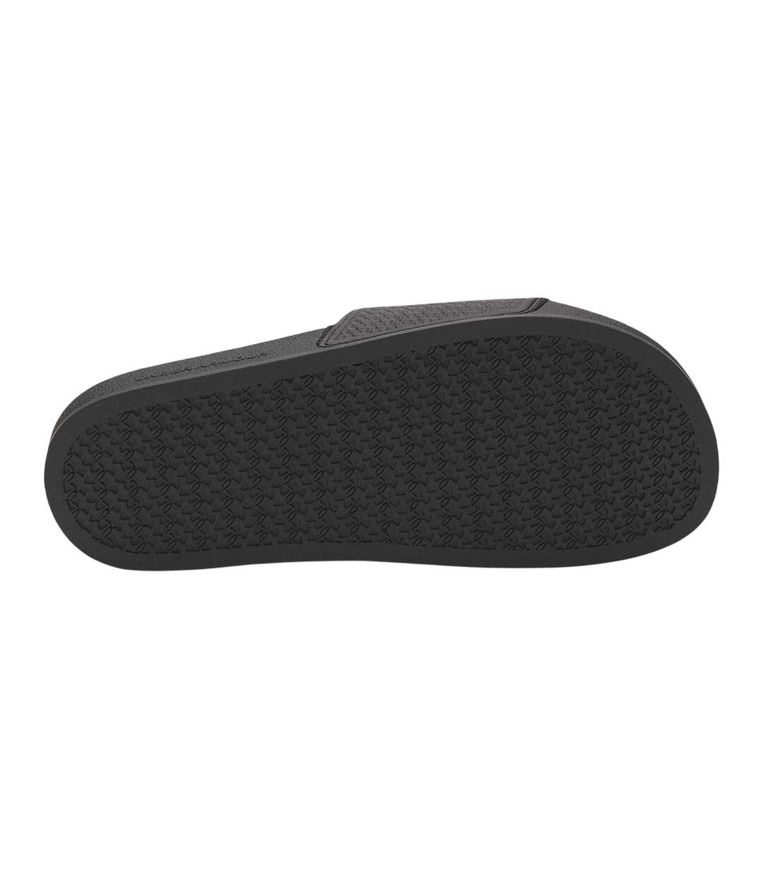 Womens/ladies Logo Sliders Black White Under Armour-4