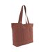Tote Bag Taille Unique Marron Orangé Kimood-2