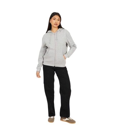 Veste De Survêtement Femme Gris Chiné Chiné Brave Soul