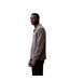 Polo Sweat Manches Longues Homme Gris Chiné Calvin Klein-3