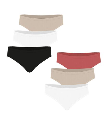 Lot de 6 slips femme Ecopack basic Athena