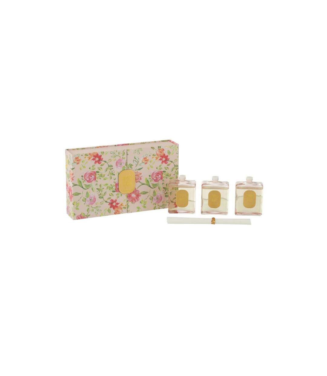 Coffret 3 Diffuseurs de Parfum Happiness Blooms 22cm Rainbow Reef Rose-1