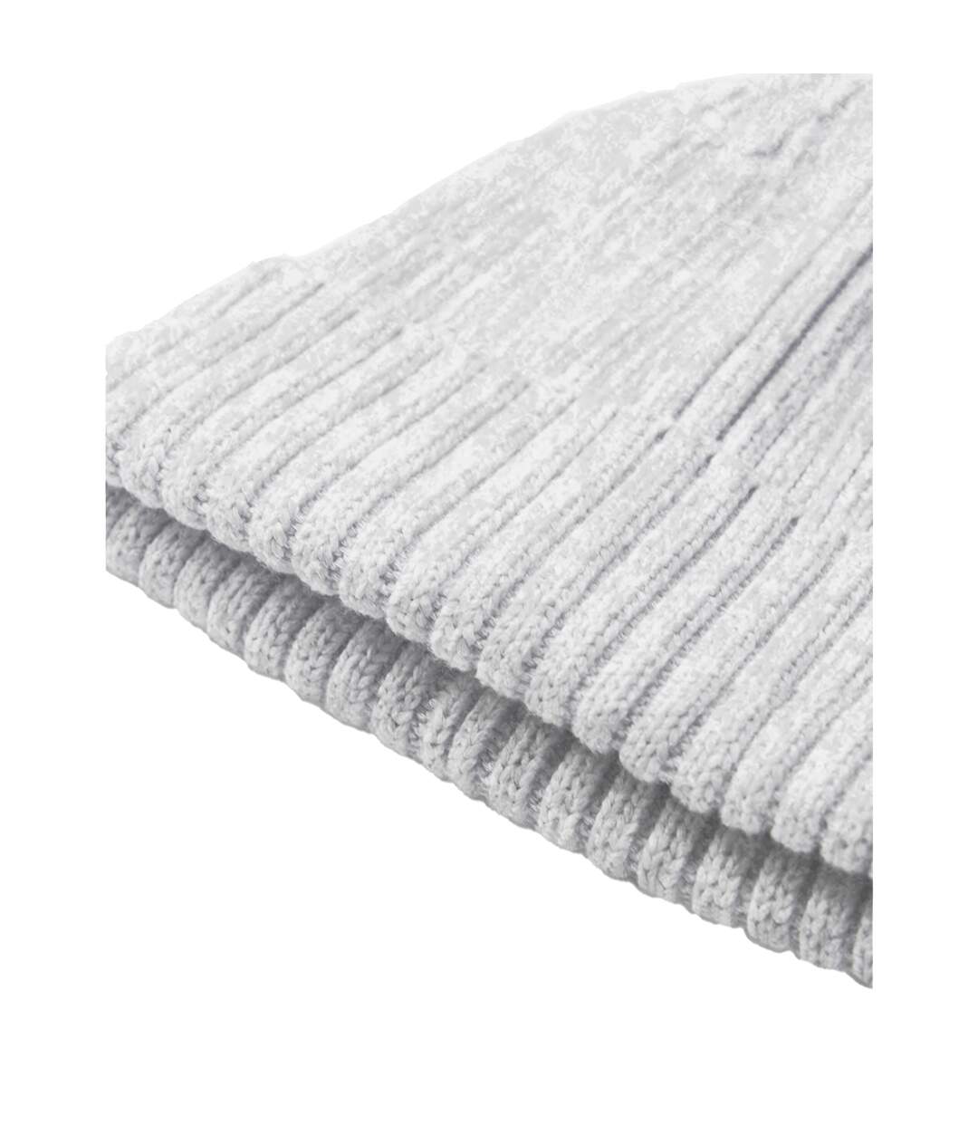 Bonnet en coton bio pour enfants gris clair Beechfield-2