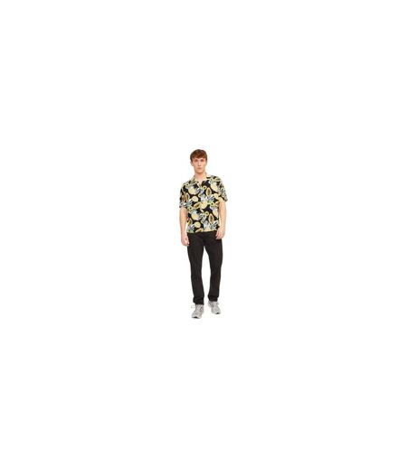 Mens Tampa Papaya Regular Short-sleeved Shirt Black Jack And Jones