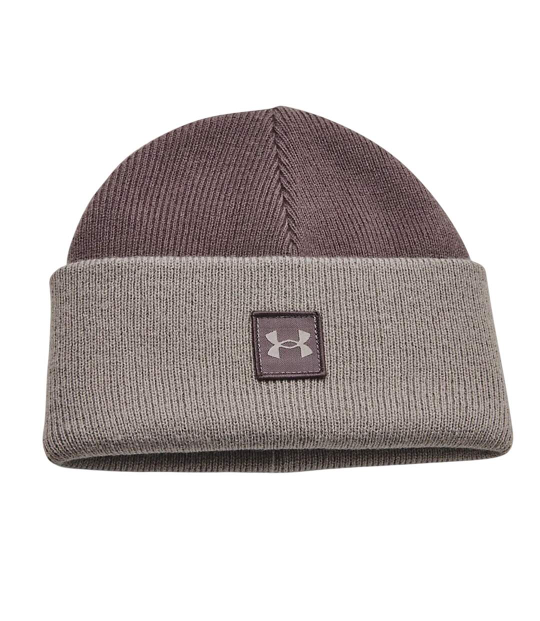 Mens Halftime Shallow Cuffed Beanie Grey Under Armour-1