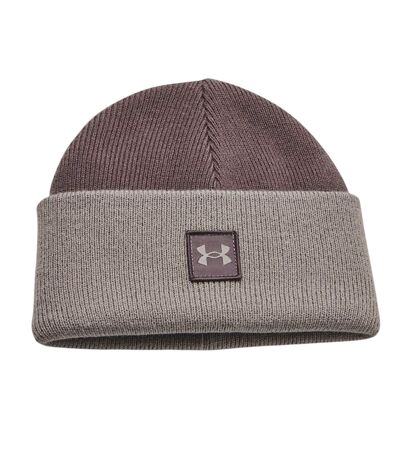 Mens Halftime Shallow Cuffed Beanie Grey Under Armour