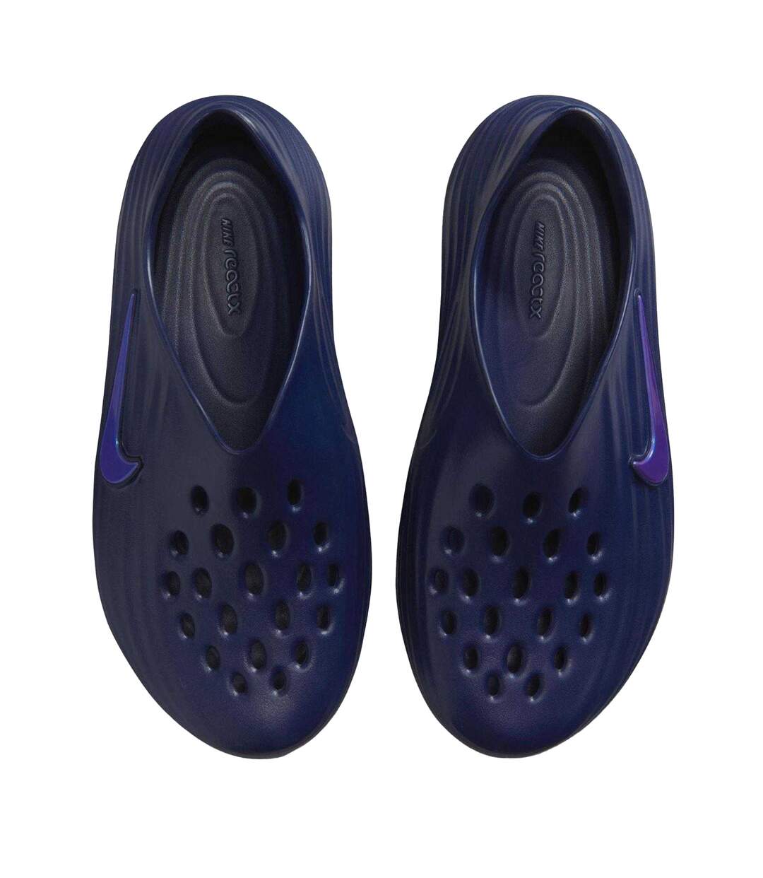 Mens Reactx Rejuven8 Clogs Blue Indigo Nike-4