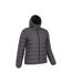 Doudoune matelassée seasons homme gris moyen Mountain Warehouse Mountain Warehouse