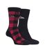 2 Pack Mens Thick Cushioned Patterned Winter Warm Thermal Boot Socks for Hiking-1
