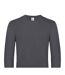T-shirt Manches Longues #e190 Homme Gris Foncé B&C-2