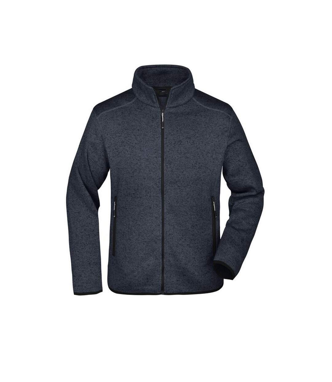 Veste Polaire Homme Gris Foncé Chiné Argenté James And Nicholson-1