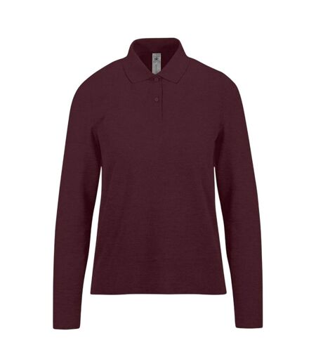 Polo Manches Longues My Polo Femme Café Torréfié B&C