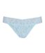 Womens/ladies Mid Rise Thong Celestial Blue Hanky Panky-1